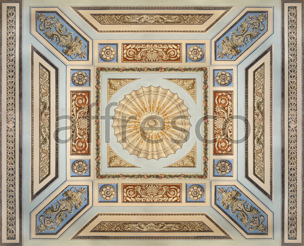 9131 |  Ceilings  | Geometrical ornament | Affresco Factory