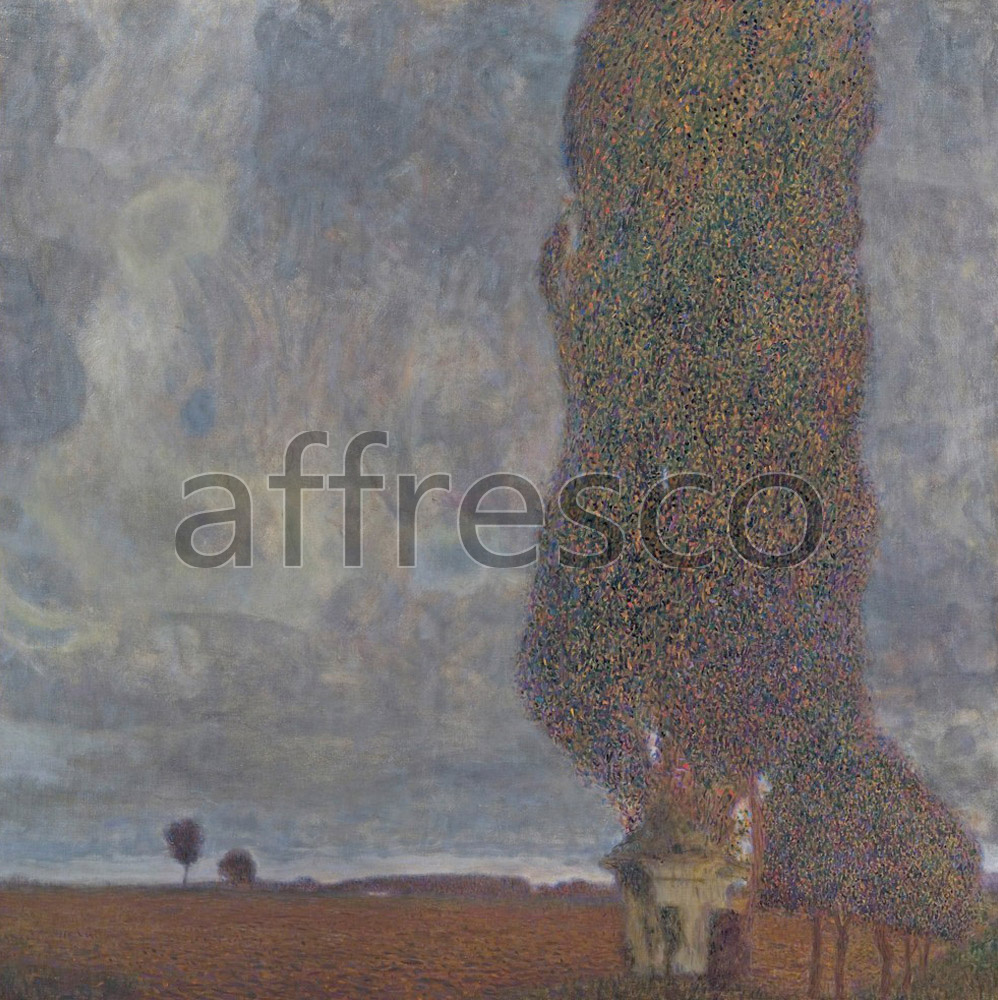 Impressionists & Post-Impressionists | Gustav Klimt Approaching Thunderstorm The Large Poplar II | Affresco Factory