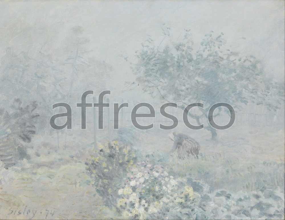 Impressionists & Post-Impressionists | Alfred Sisley Fog Voisins | Affresco Factory