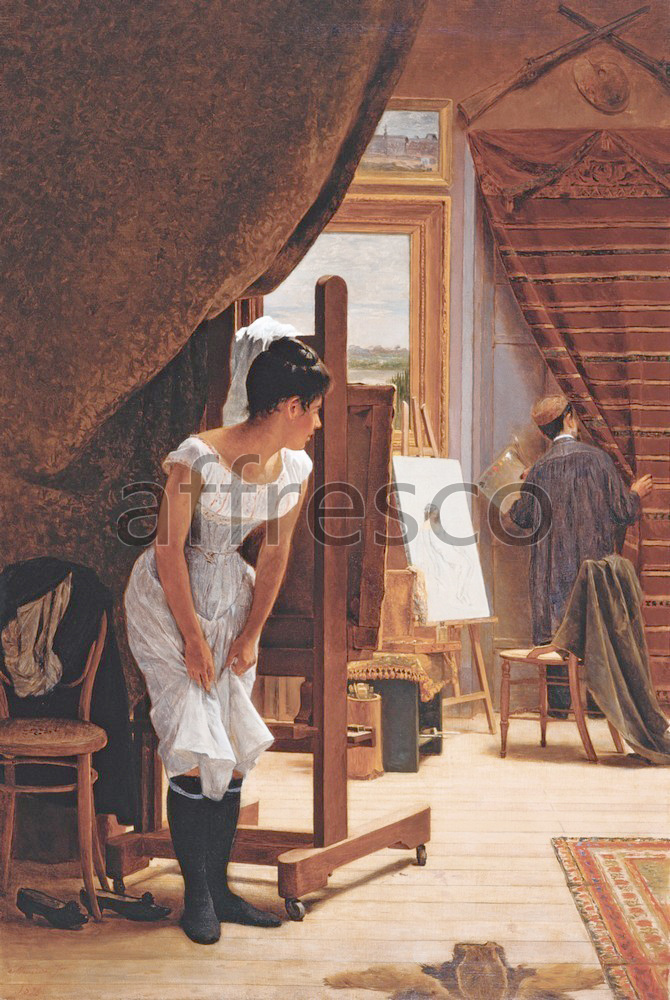Impressionists & Post-Impressionists | Almeida Junior The Inopportune | Affresco Factory