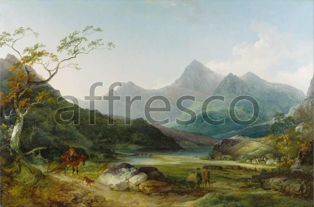Classic landscapes | Philippe Jacques de Loutherbourg Snowdon from Capel Curig | Affresco Factory