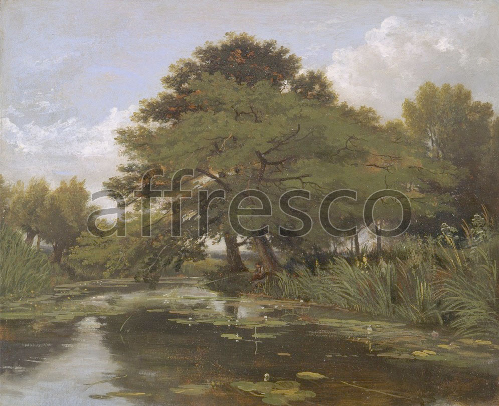 Classic landscapes | William Alfred Delamotte On the Isis Waterperry Oxfordshire 2 | Affresco Factory
