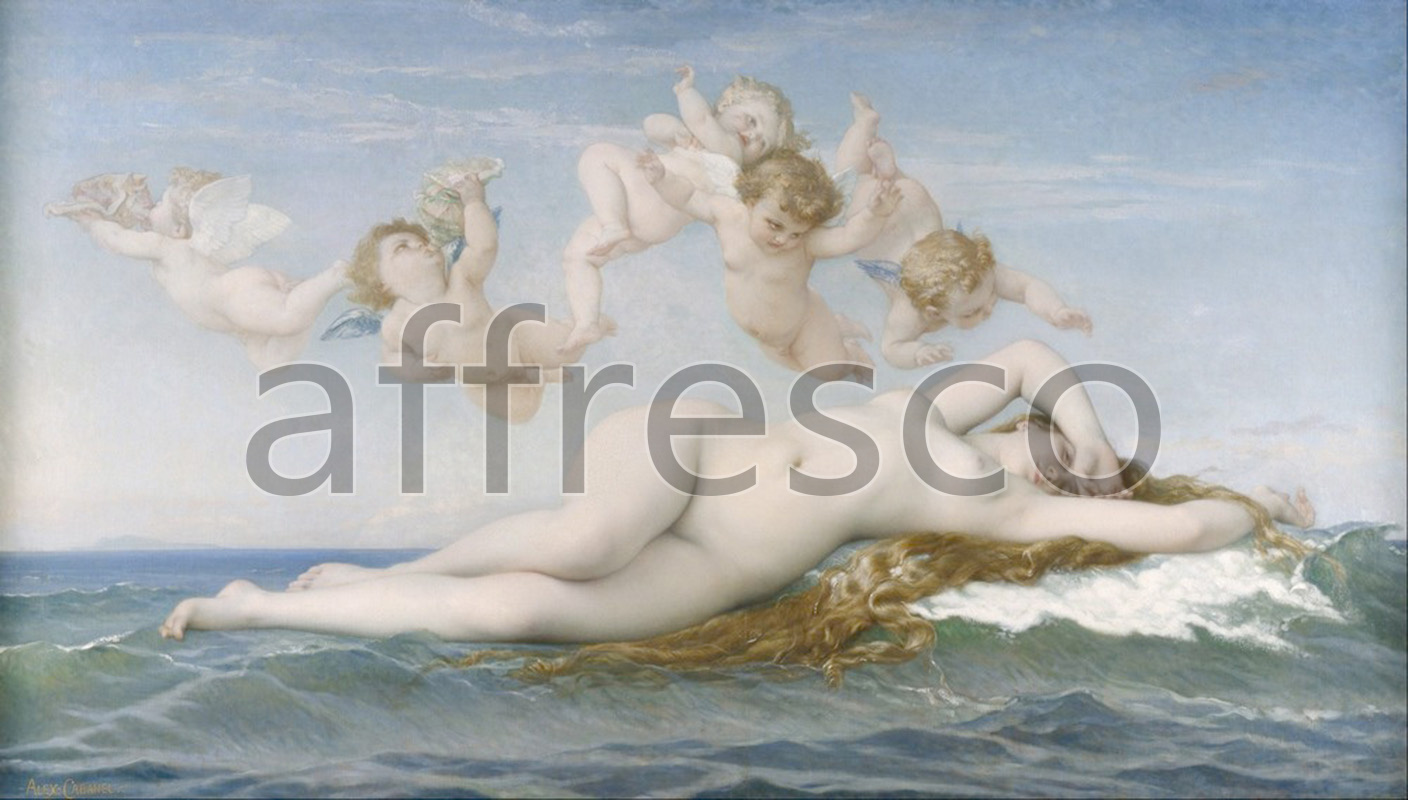 Classical antiquity themes | Alexandre Cabanel The Birth of Venus | Affresco Factory