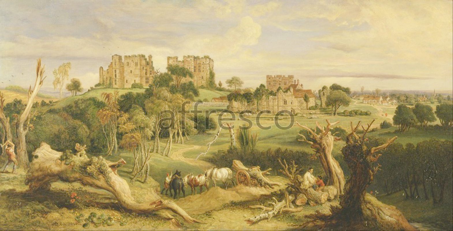 Classic landscapes | James Ward Kenilworth Castle Warwickshire | Affresco Factory