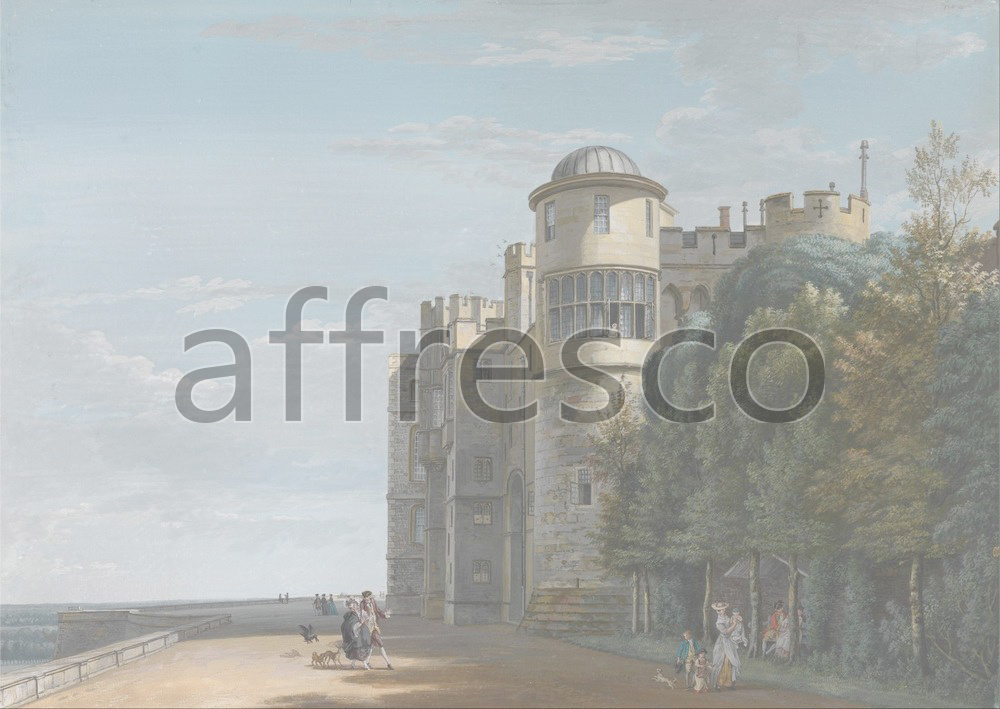 Classic landscapes | Paul Sandby The North Terrace Looking East | Affresco Factory
