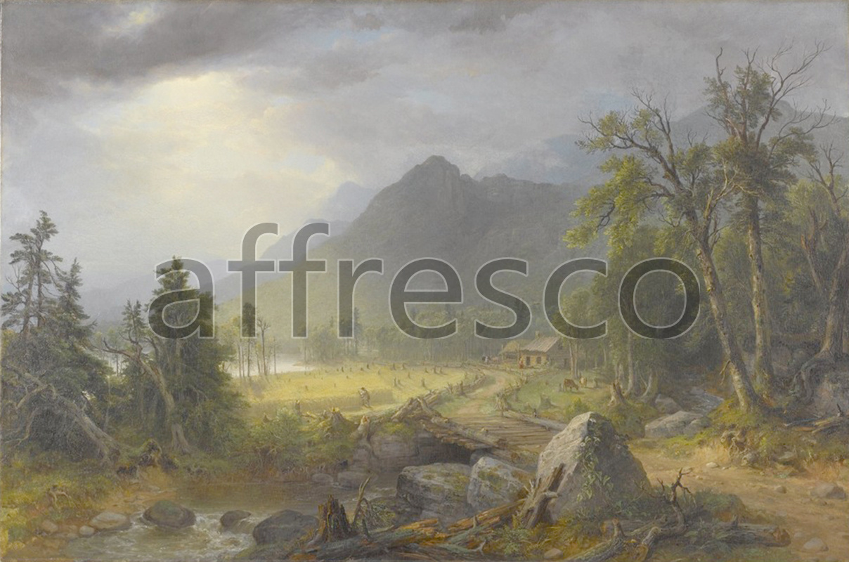 Classic landscapes | Asher B. Durand The First Harvest in the Wilderness | Affresco Factory