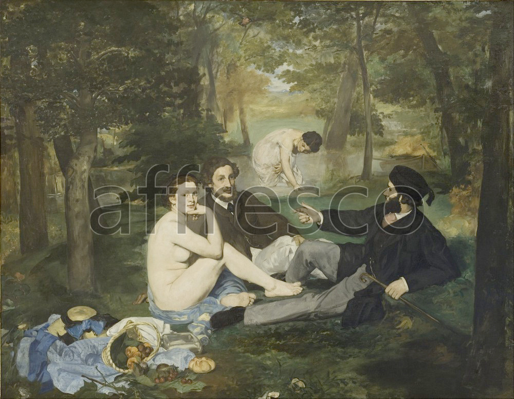 Impressionists & Post-Impressionists | Edouard Manet Luncheon on the Grass | Affresco Factory