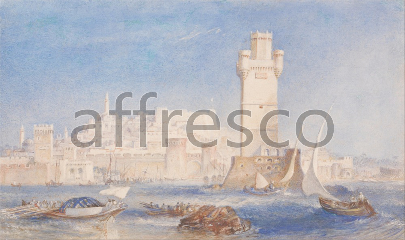 Classic landscapes | Joseph Mallord William Turner Rhodes | Affresco Factory