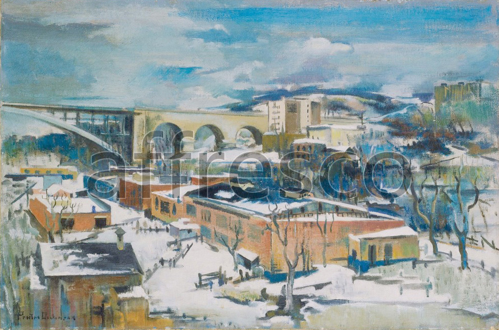 Impressionists & Post-Impressionists | Preston Dickinson Winter Harlem River | Affresco Factory