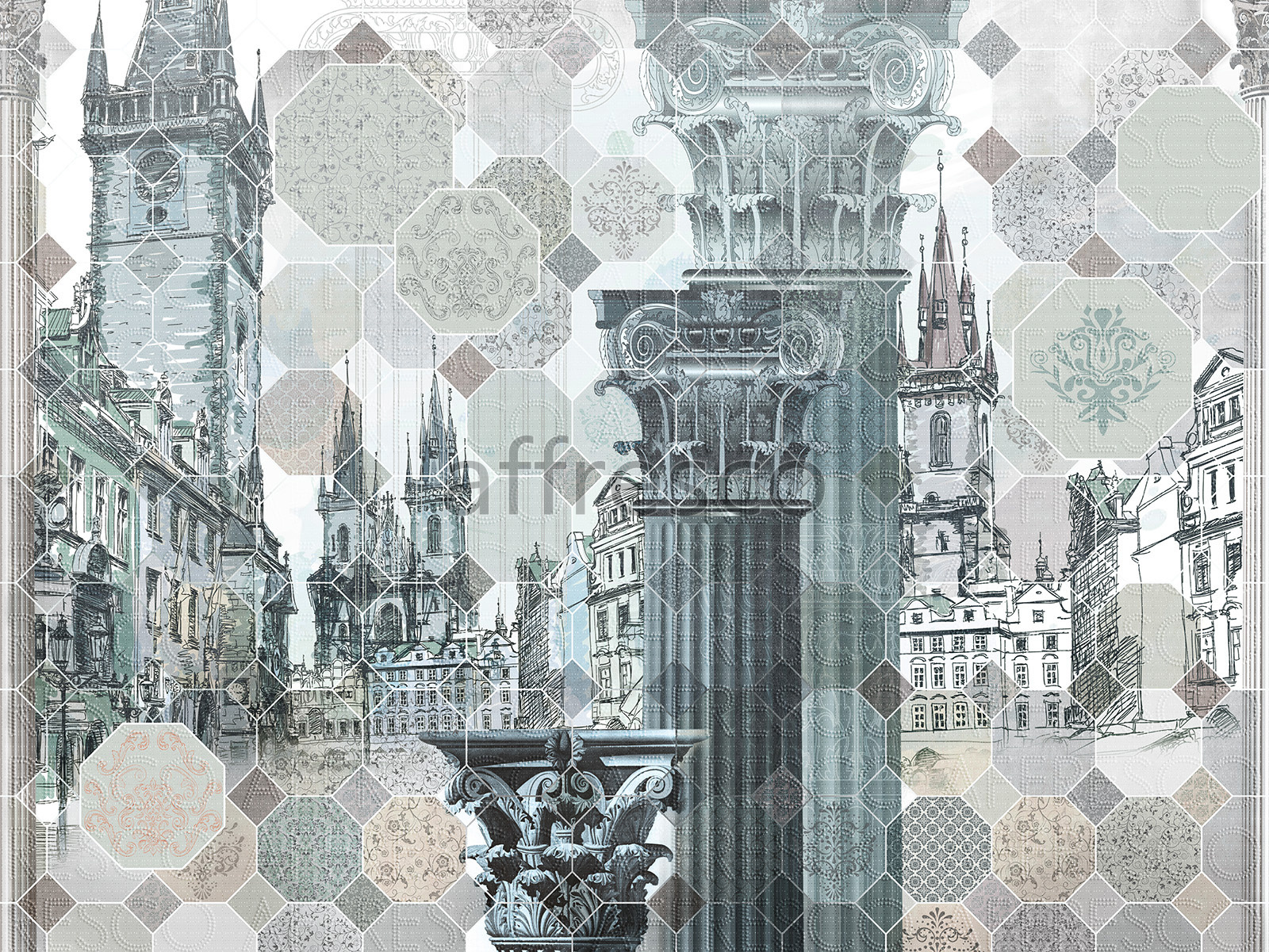 Handmade wallpaper, Handmade wallpaper | City Scenery