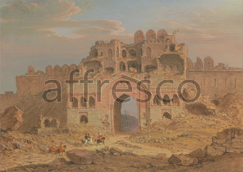 Classic landscapes | Robert Smith Inside the Main Entrance of the Purana Qila Delhi | Affresco Factory