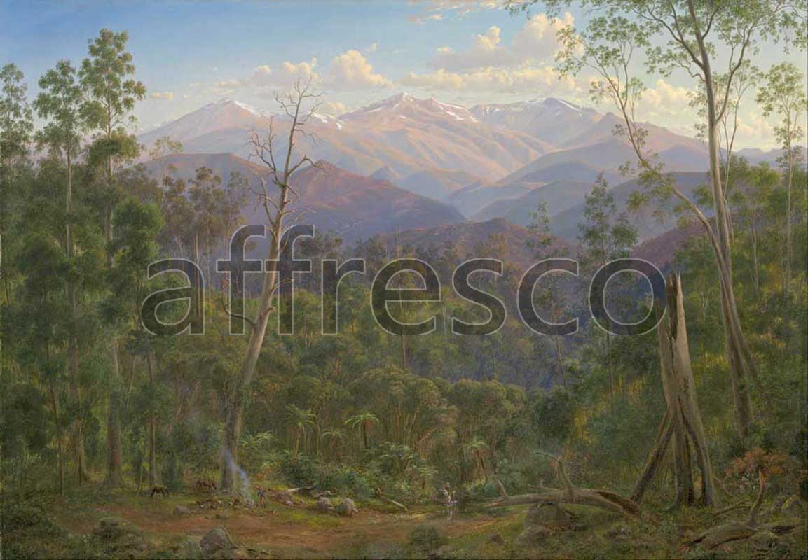 Classic landscapes | Eugene von Guerard Mount Kosciusko seen from the Victorian border Mount Hope Ranges | Affresco Factory