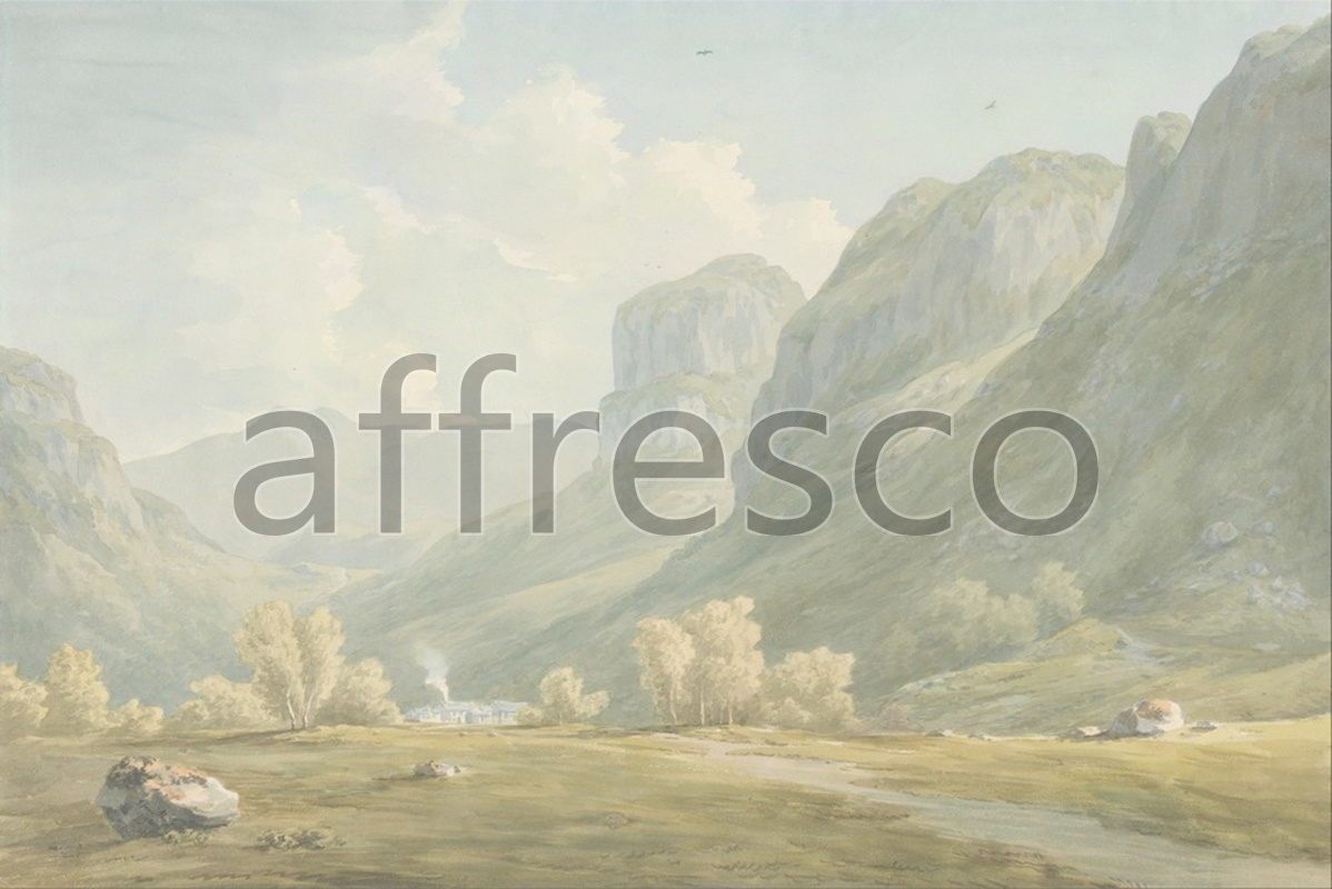 Classic landscapes | John Warwick Smith Village of Stonethwaite and Eagle Cragg Borrowdale | Affresco Factory