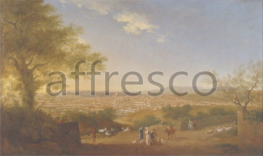 Classic landscapes | Thomas Patch A Panoramic View of Florence from Bellosguardo | Affresco Factory