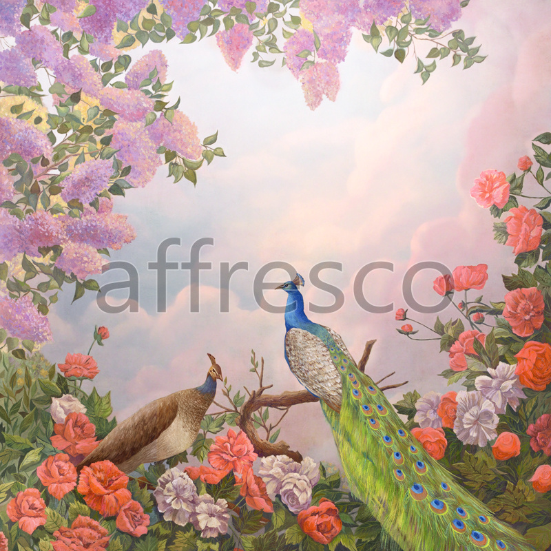 6205 | Picturesque scenery | Floral paradise | Affresco Factory