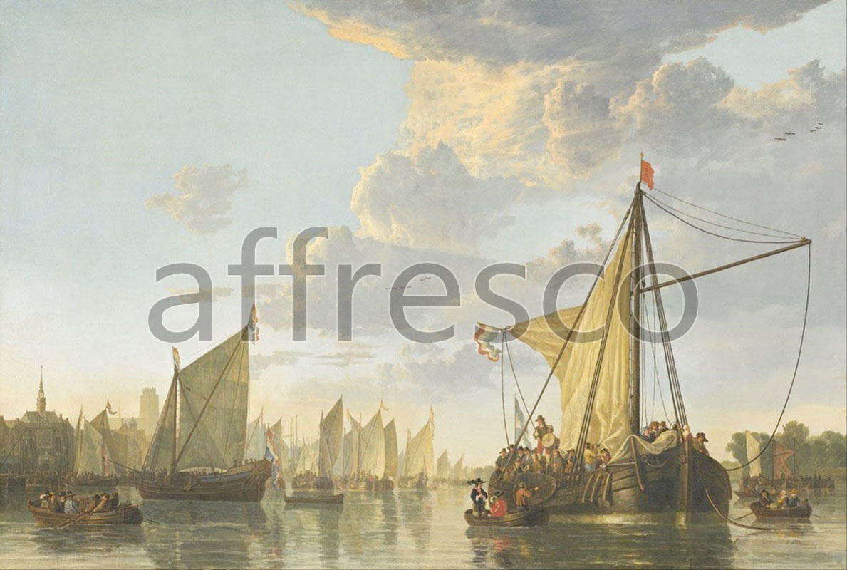 Marine art | Aelbert Cuyp The Maas at Dordrecht | Affresco Factory