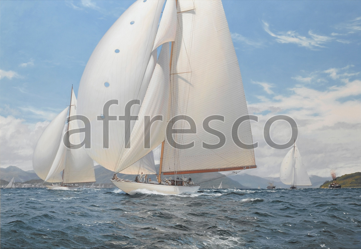6268 | The best landscapes | sea regatta | Affresco Factory