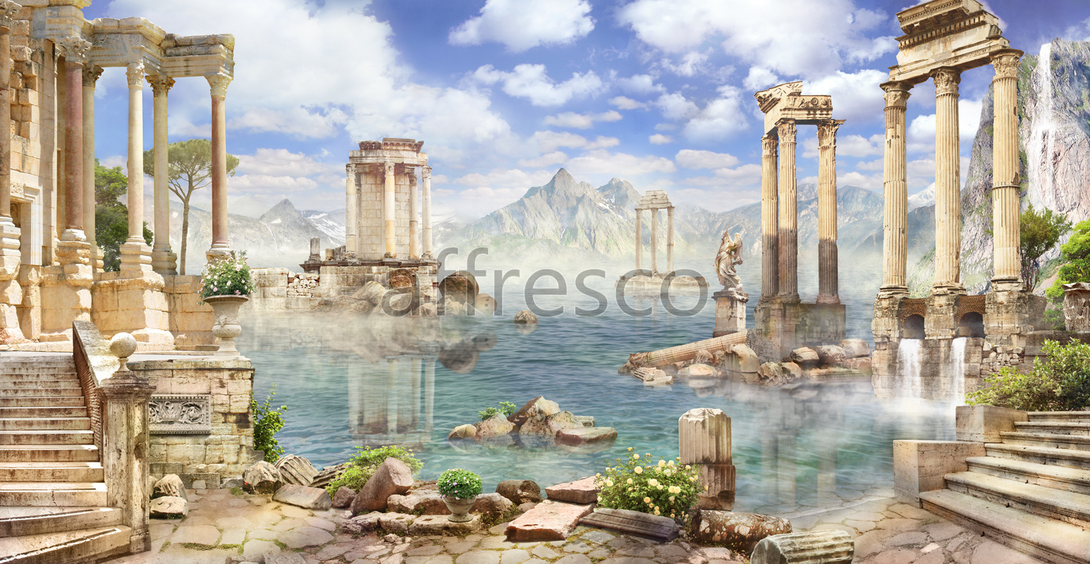 6412 | The best landscapes | Greek ruins | Affresco Factory