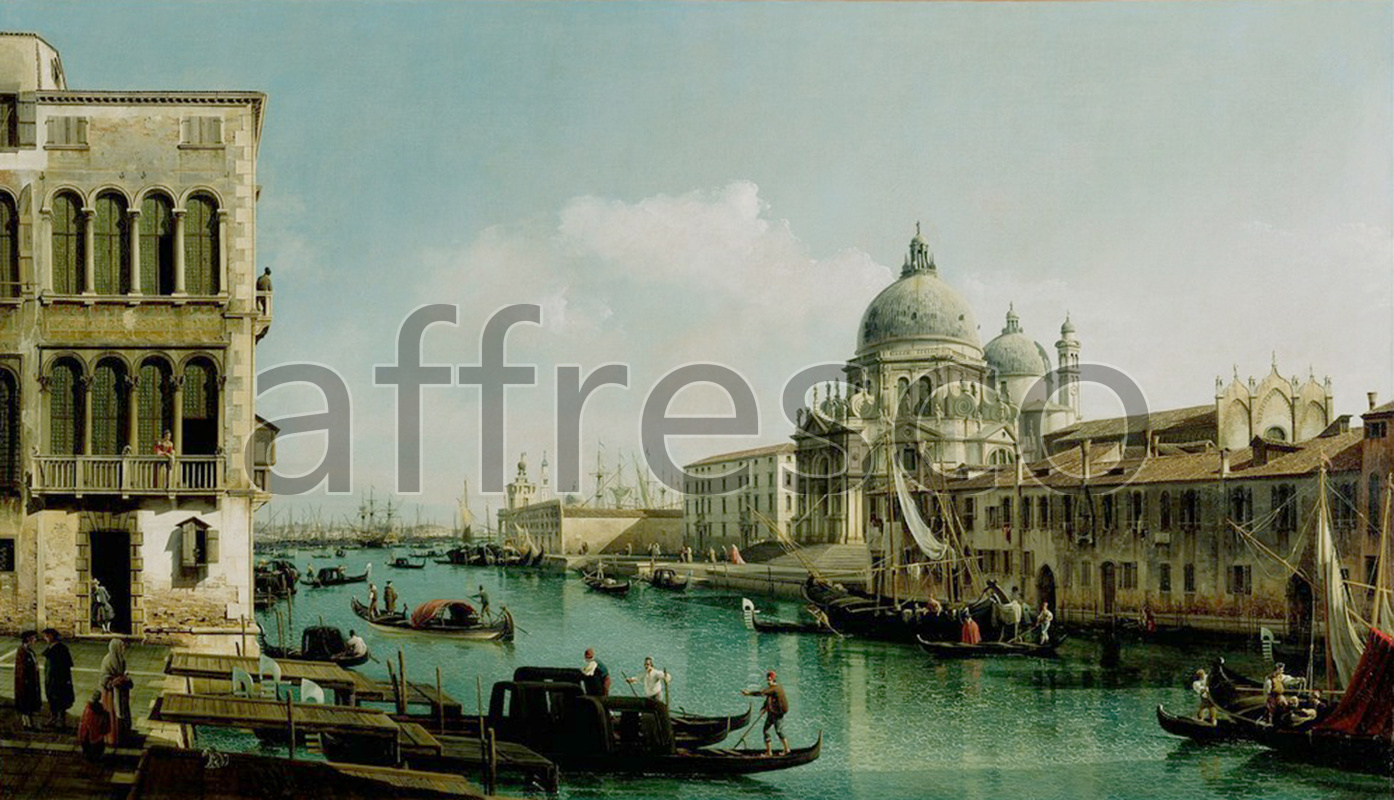 Classic landscapes | Bernardo Bellotto View of the Grand Canal and the Dogana | Affresco Factory