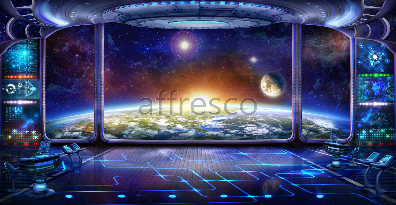 6488 | Space | Вид с космического корабля | Affresco Factory