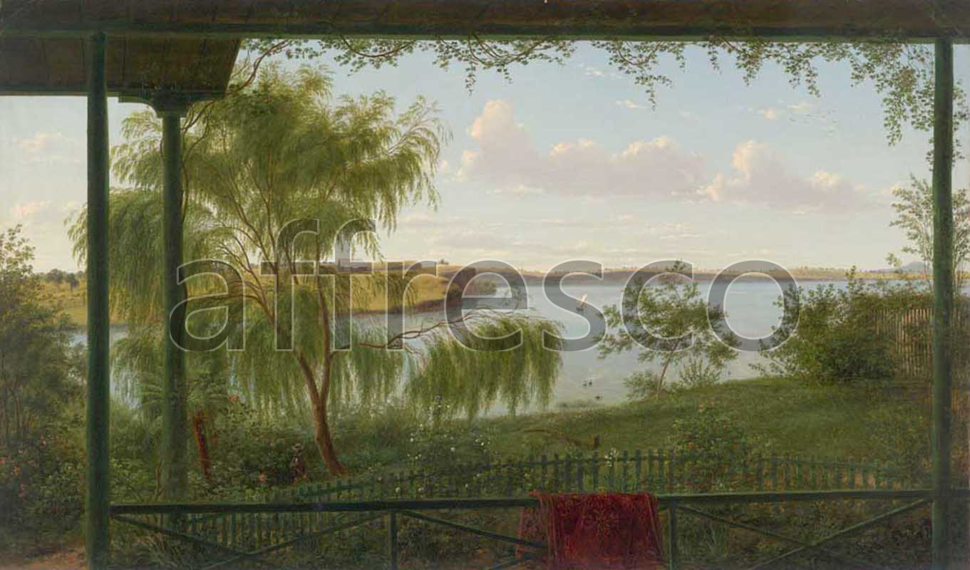 Classic landscapes | Eugene von Guerard From the verandah of Purrumbete | Affresco Factory