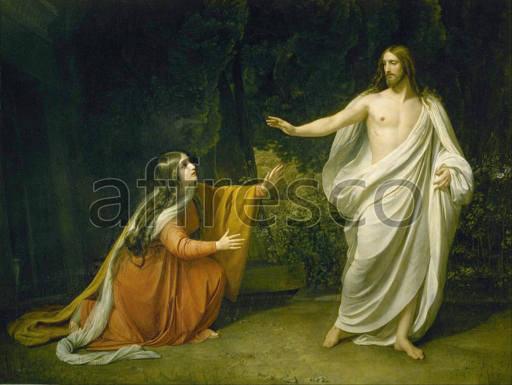 Biblical themes | Alexander Ivanov  Christs Appearance to Mary Magdalene after the Resurrection | Affresco Factory