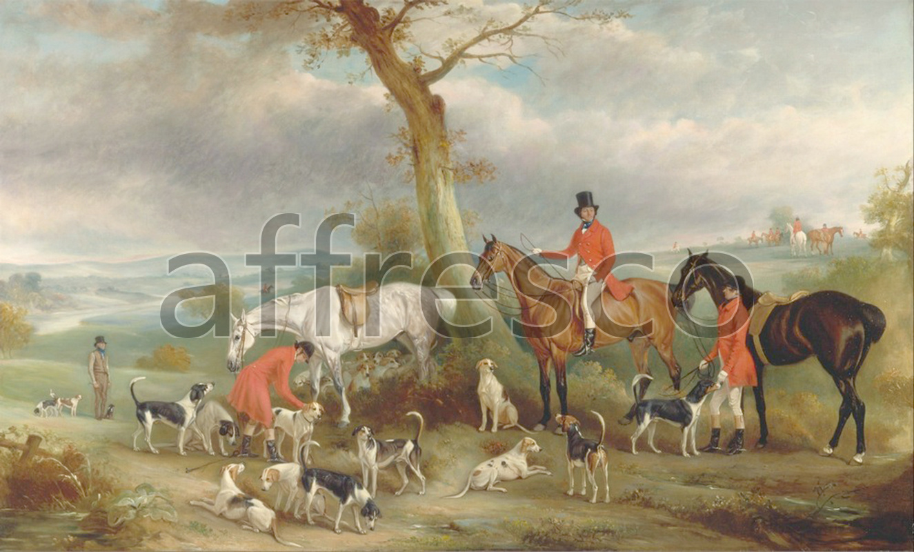 Hunting themes | John Ferneley Thomas Wilkinson with the Hurworth Foxhounds | Affresco Factory