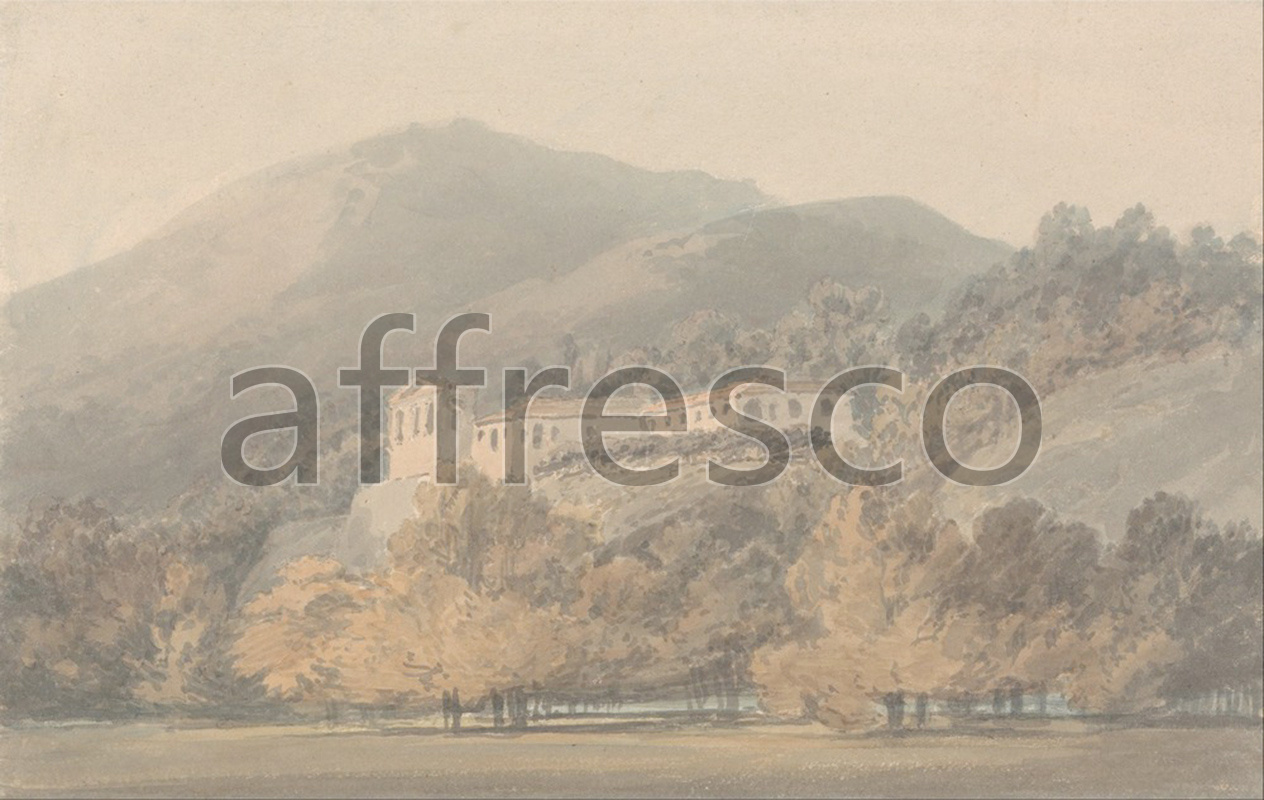 Classic landscapes | Joseph Mallord William Turner  Santa Lucia A Convent near Caserta | Affresco Factory