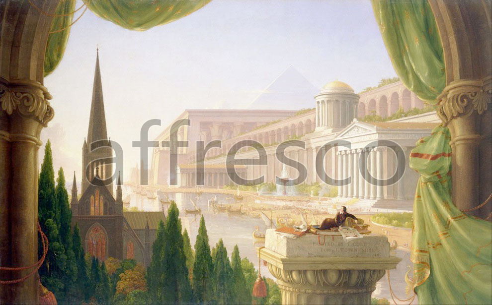 Classic landscapes | Thomas Cole  Architects Dream | Affresco Factory