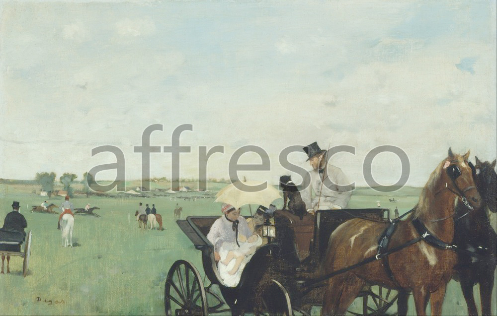 Impressionists & Post-Impressionists | Edgar Degas At the Races in the Countryside | Affresco Factory