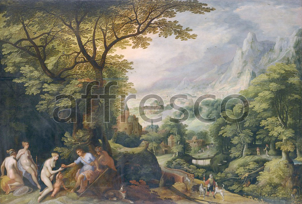 Scenic themes | Gillis van Coninxloo Landscape with the Judgement of Paris | Affresco Factory
