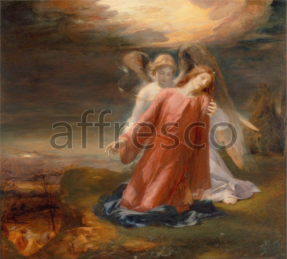 Biblical themes | George Richmond The Agony in the Garden | Affresco Factory