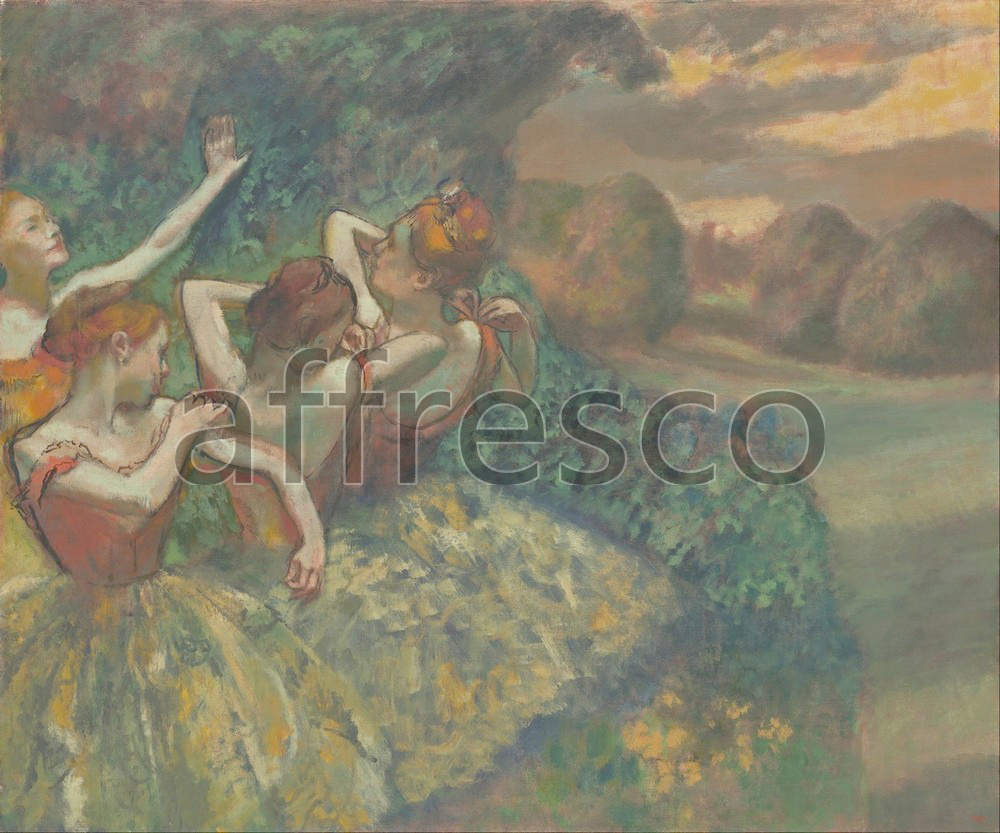 Impressionists & Post-Impressionists | Edgar Degas Four Dancers | Affresco Factory