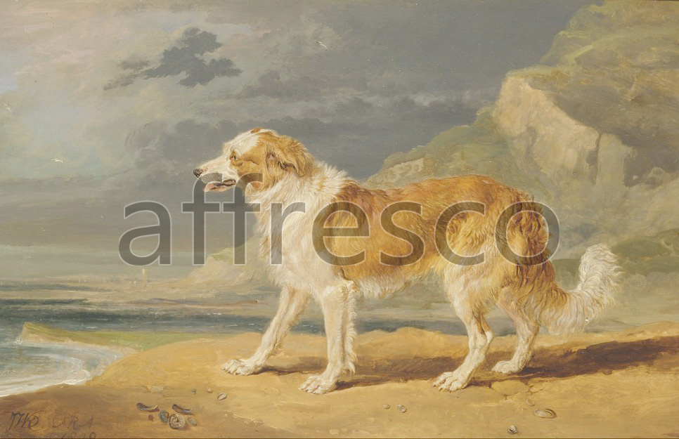 Paintings of animals | James Ward Rough Coated Collie | Affresco Factory