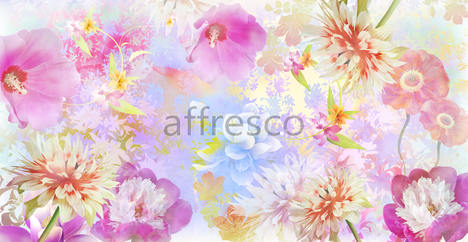 9055 |  Ceilings  | Bright flowers | Affresco Factory