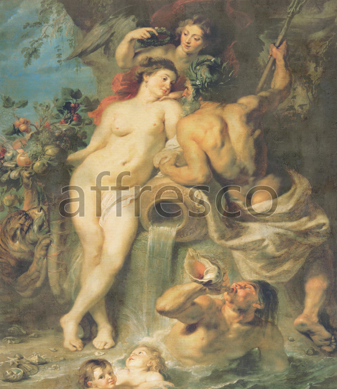 3170 | Classic Scenes | naked woman with a jug | Affresco Factory