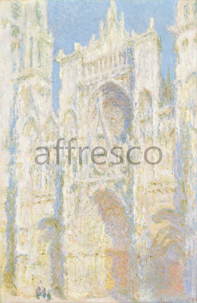 Impressionists & Post-Impressionists | Claude Monet Rouen Cathedral  West Facade Sunlight | Affresco Factory