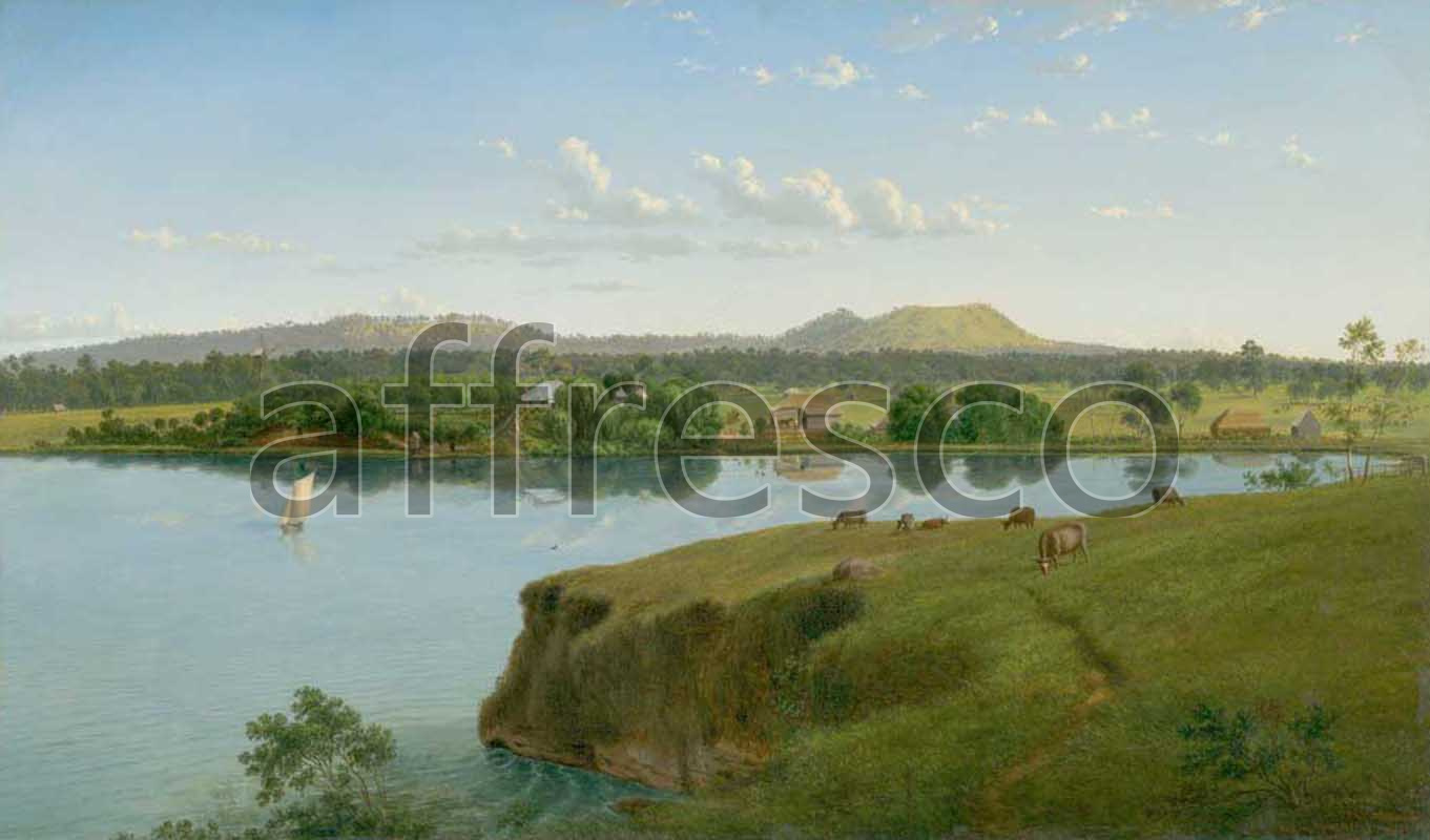Classic landscapes | Eugene von Guerard Purrumbete from across the lake | Affresco Factory