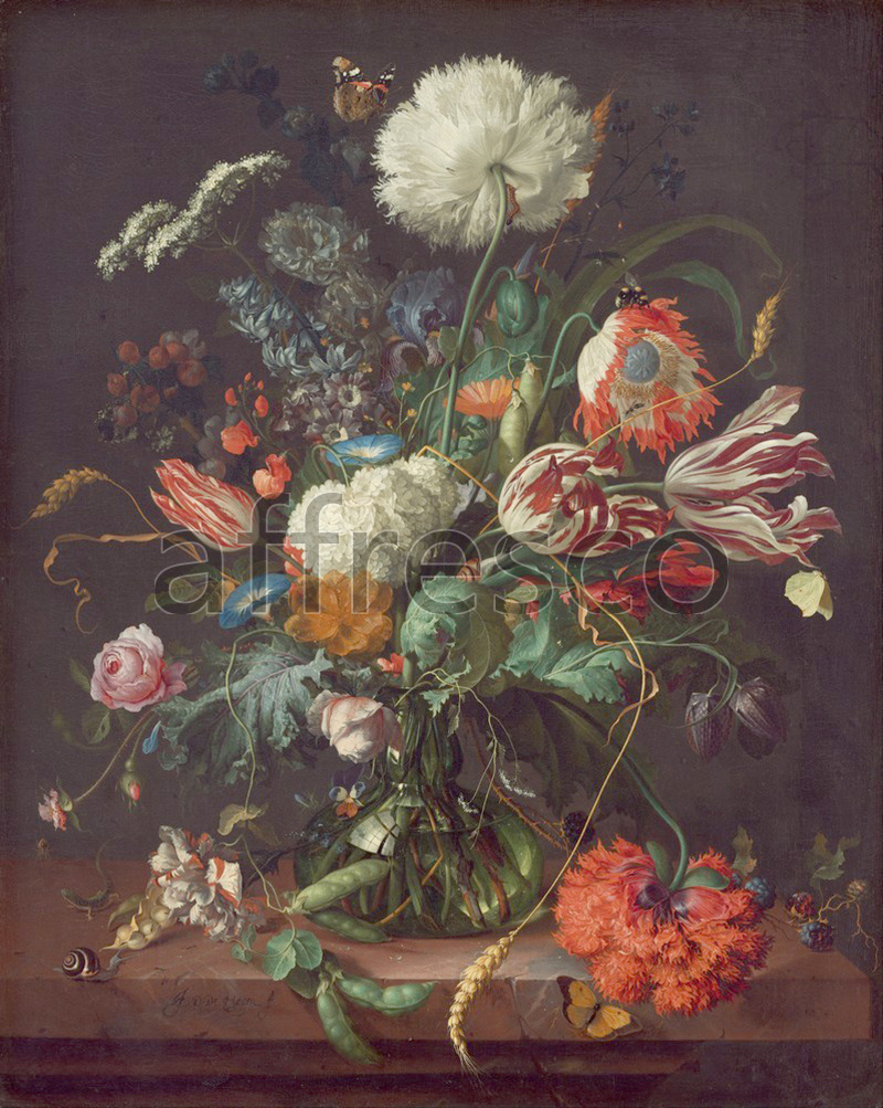 Still life | Jan Davidsz de Heem Vase of Flowers | Affresco Factory