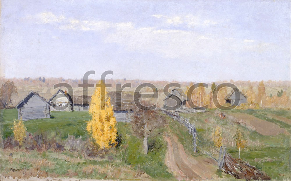 Impressionists & Post-Impressionists | Isaac Levitan Golden autumn Slobodka | Affresco Factory