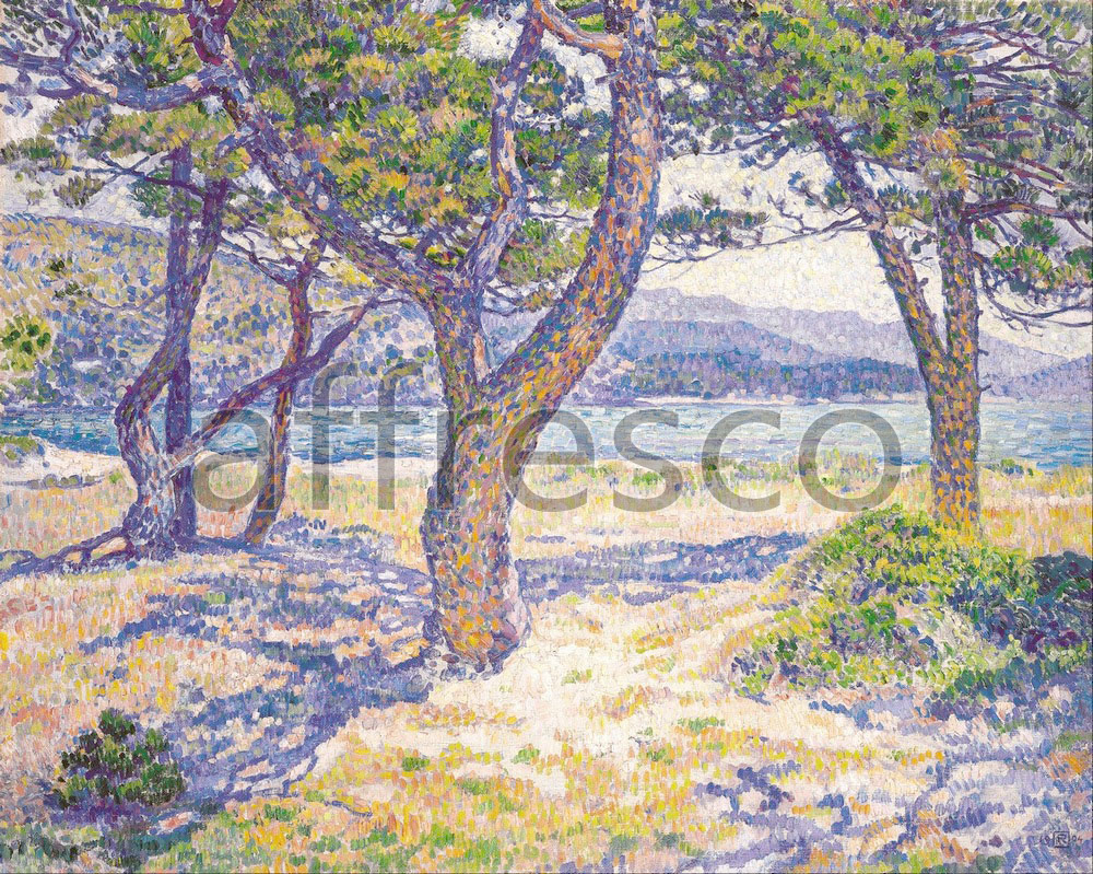 Impressionists & Post-Impressionists | Theo Van Rysselberghe The Mediterranean at Le Lavandou | Affresco Factory