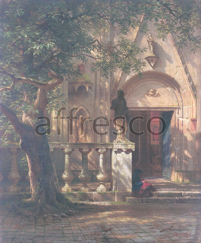 Classic landscapes | Albert Bierstadt Sunlight and Shadow | Affresco Factory