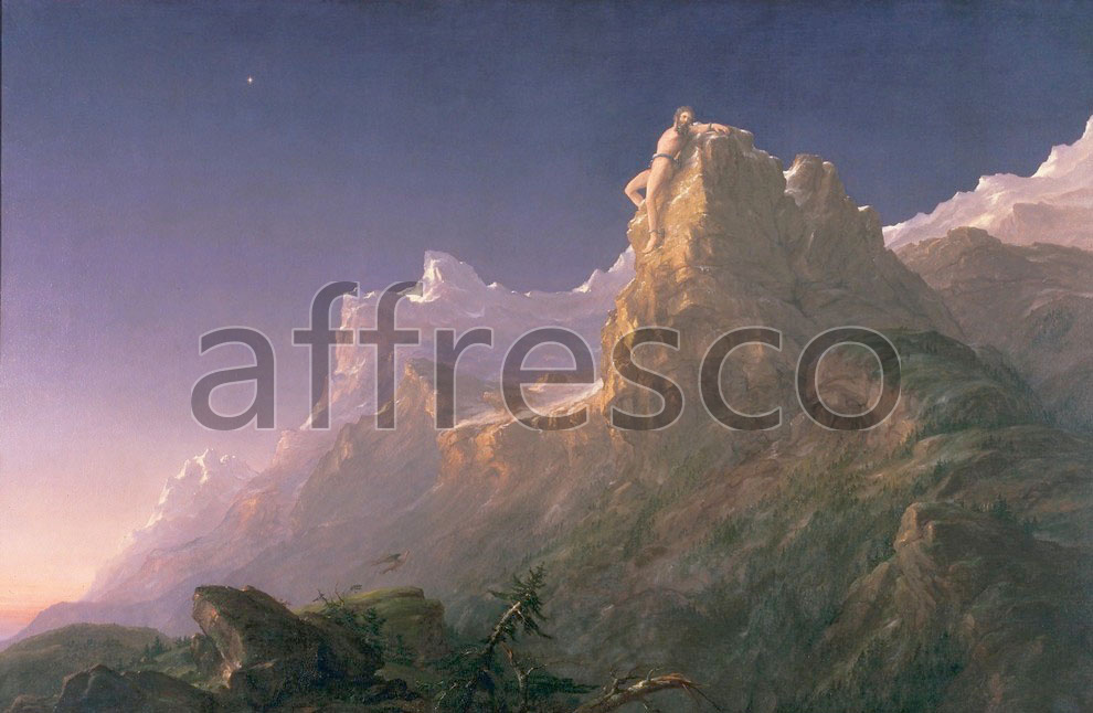 Classic landscapes | Thomas Cole Prometheus Bound | Affresco Factory