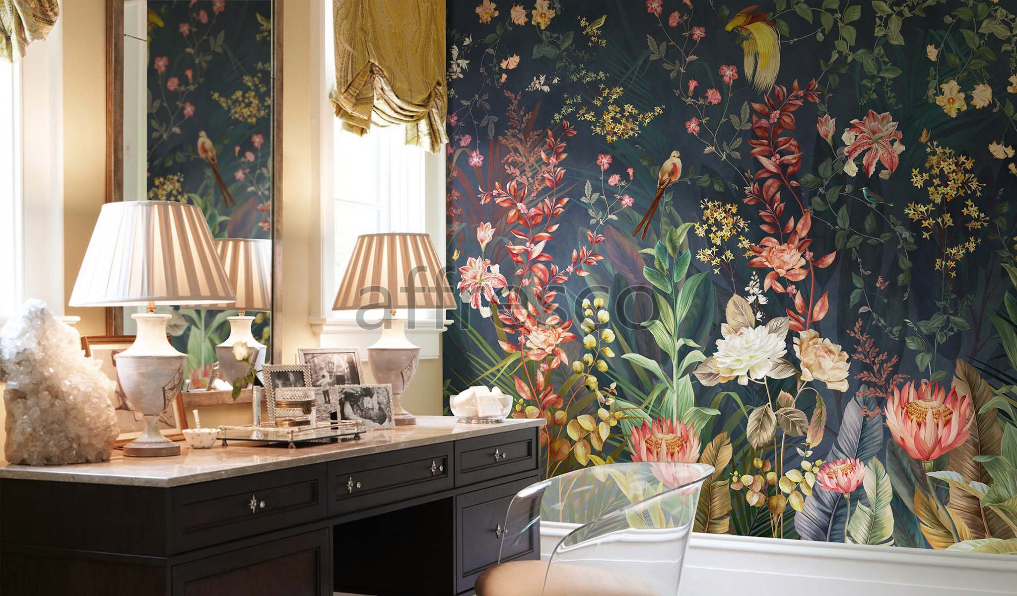 Handmade wallpaper, Dream Garden