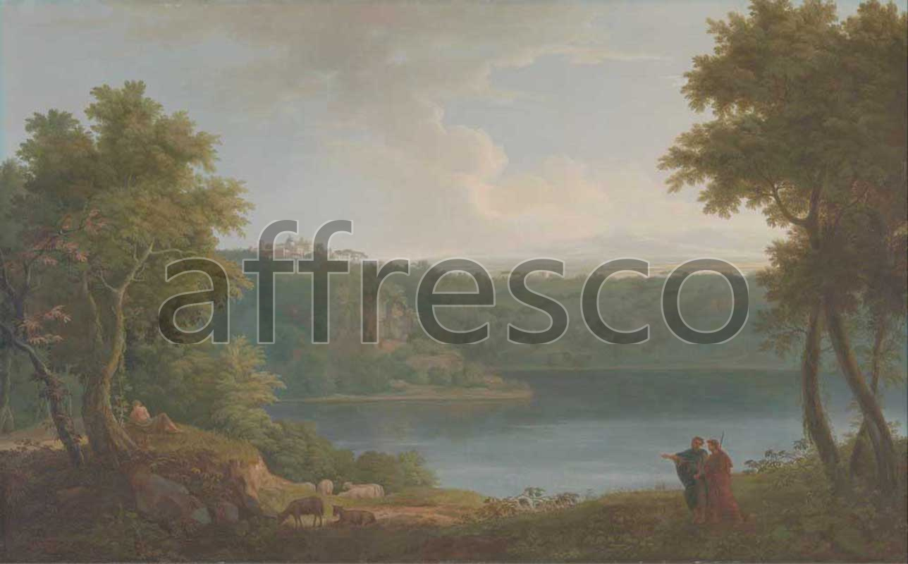 Classic landscapes | George Lambert Lake Albano | Affresco Factory