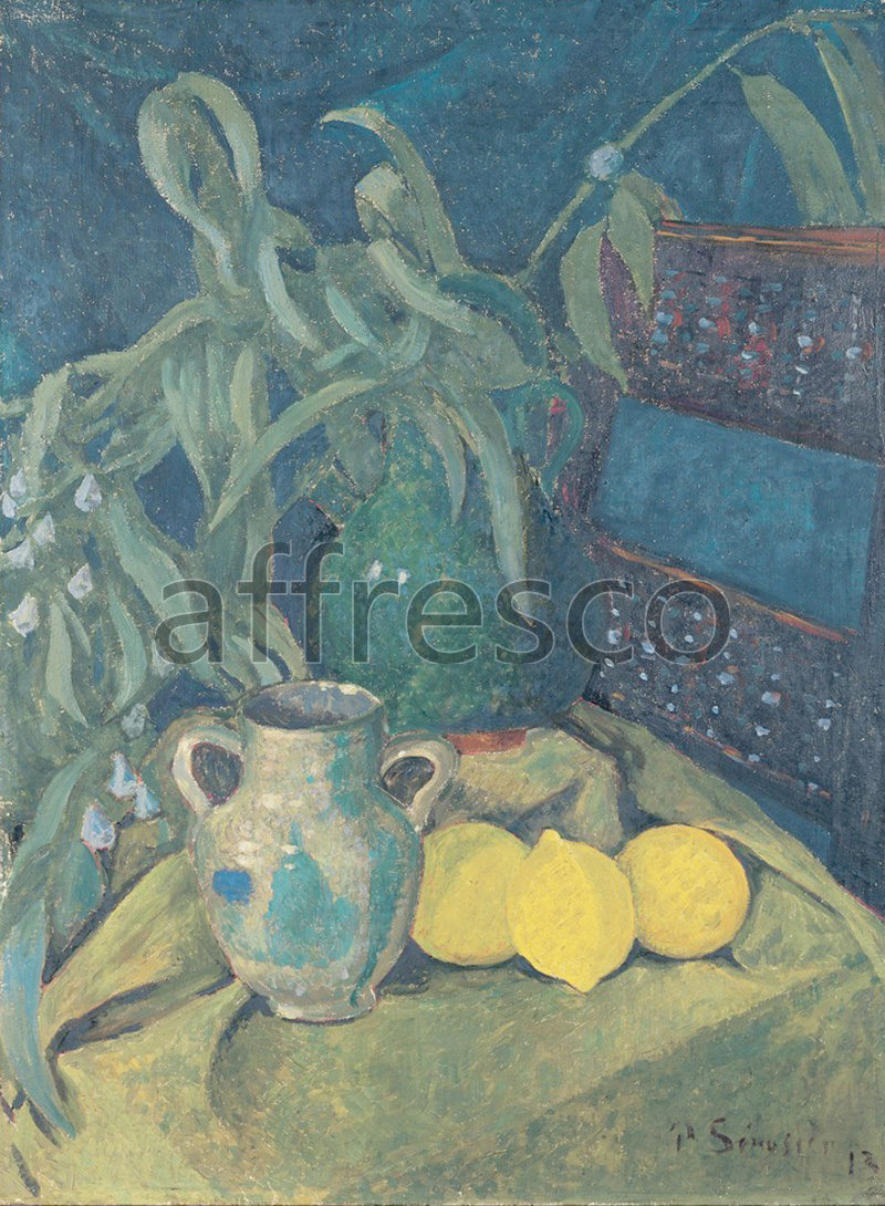 Still life | Paul Serusier Synchronie en vert Synchrony in Green | Affresco Factory