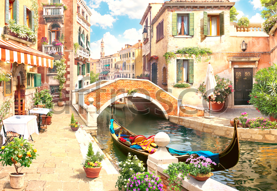 6447 | The best landscapes | Venetian street | Affresco Factory