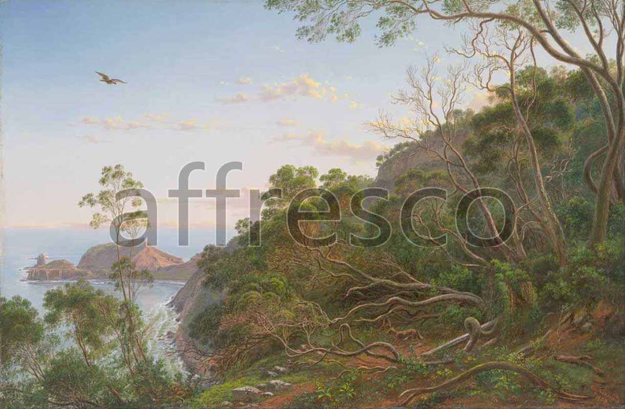Classic landscapes | Eugene von Guerard Tea Trees near Cape Schanck Victoria | Affresco Factory