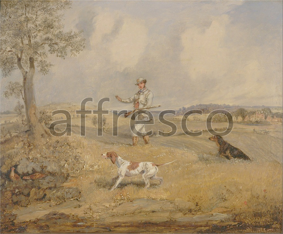 Hunting themes | Henry Thomas Alken Partridge Shooting | Affresco Factory