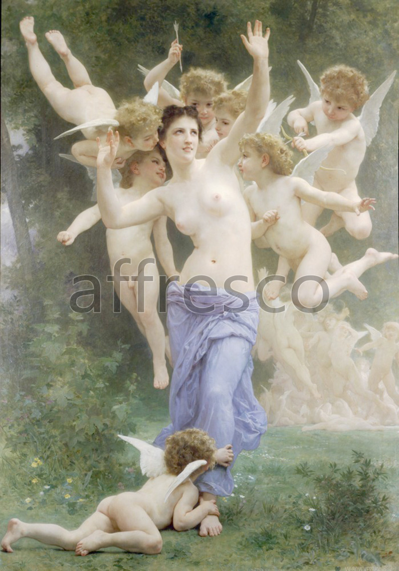 Classical antiquity themes | William Adolphe Bouguereau Le Guepier | Affresco Factory